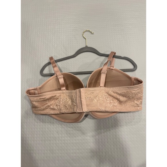 Torrid Curve Nude Bombshell Everyday Strapless Push-Up Bra Plus Size 44DD - Picture 7 of 11